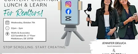 Content Creation Lunch & Learn For Realtors