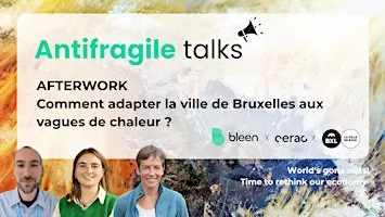 Afterwork: la résilience climatique à Bruxelles