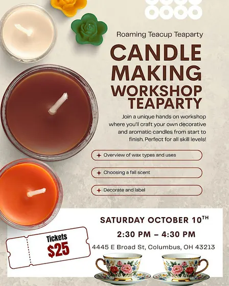 A Cozy Sip of Candlelight- Roaming Teacup