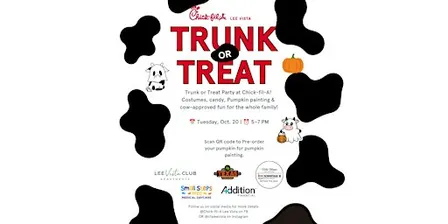 Chick-fil-A Trunk- or- Treat Event