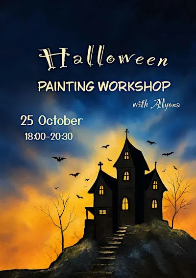 Halloween Paint&Sip workshop with Alyona