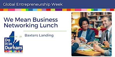 We Mean Business - Networking Lunch