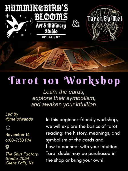 Tarot 101 Workshop at Hummingbird's Blooms