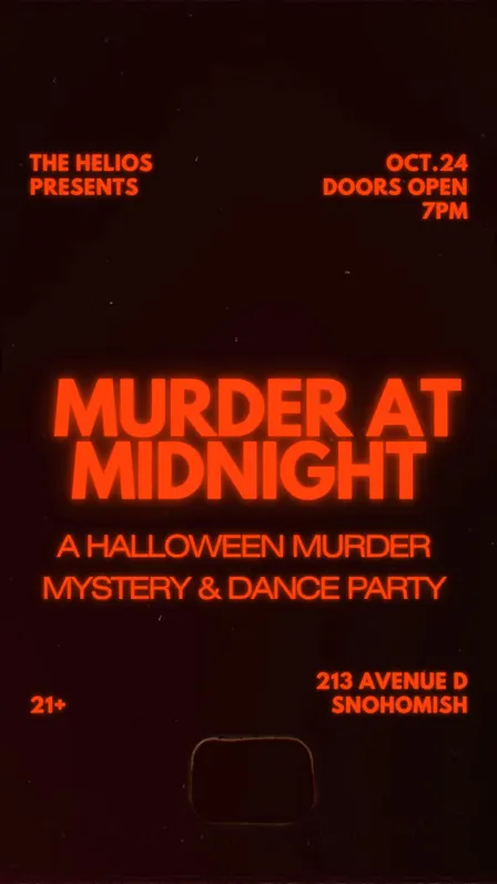 MURDER AT MIDNIGHT: A Halloween Murder Mystery & Dance Party
