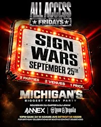 ANNEX FRIDAYS presents SIGN WARS