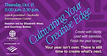 Cultivating Your Creative Edge: Immersive Event for Women Business Owners
