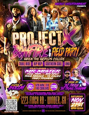 Project X Bonfire & Field Party