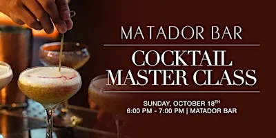 Cocktail Master Class at The Miami Beach EDITION