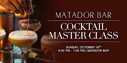 Cocktail Master Class at The Miami Beach EDITION