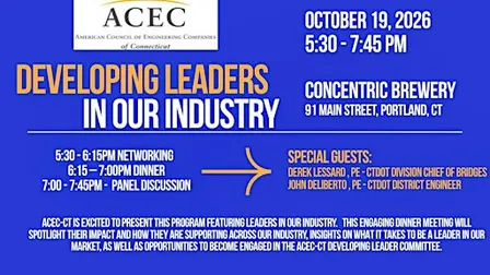 ACEC-CT Dinner Presentation - Developing Leaders in Our Industry