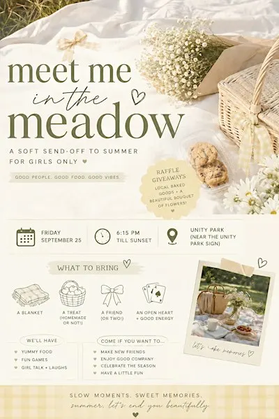 Picnic at the Park: Meet in the Meadow