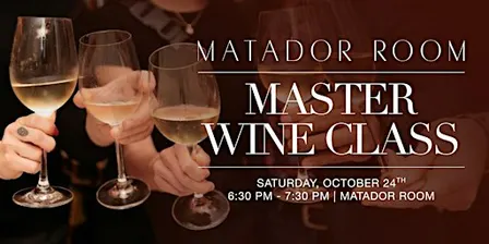Master Wine Class at The Miami Beach EDITION