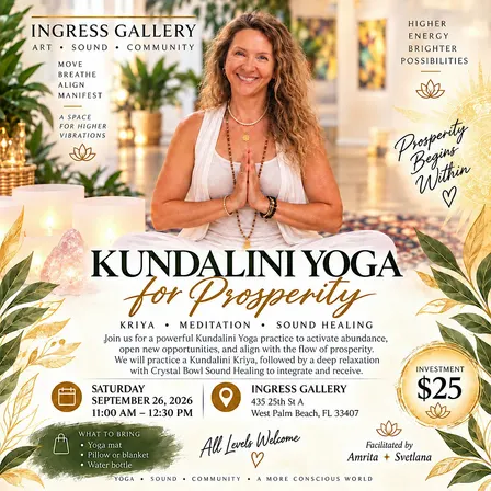 Kundalini yoga with Amrita