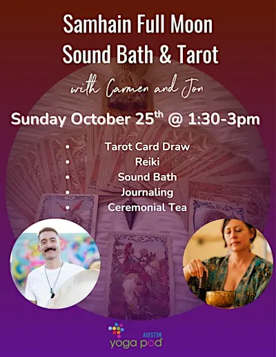 Samhain Full Moon Sound Bath & Tarot