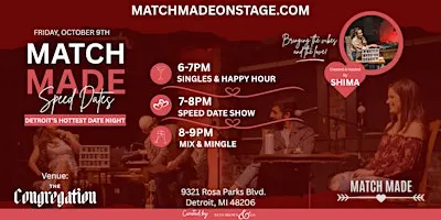 Match Made: Speed Dates @ The Congregation