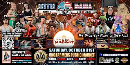 Oklahoma City, OK - Little Mania Mini Wrestling @ OKC Farmers Market