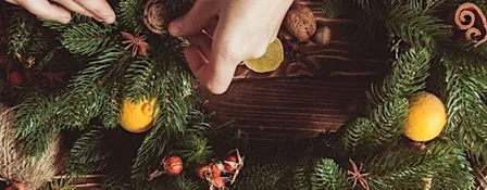 Traditional Christmas Wreath Workshop at Gibside Stables, Tyne & Wear