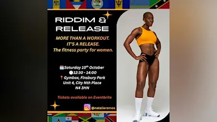 Riddim & Release - The Soca Aerobics Pop Up