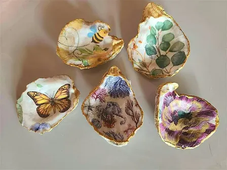 Oyster Art Dish and Education *Fall Themed*