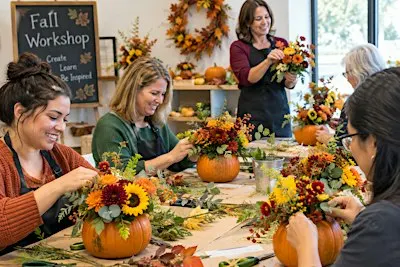 Fall Fun Flower Arranging Workshop