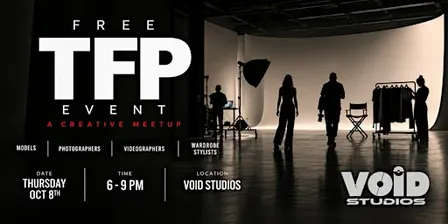 A Free TFP Meetup Event: Models. Photographers. Videogrpahers