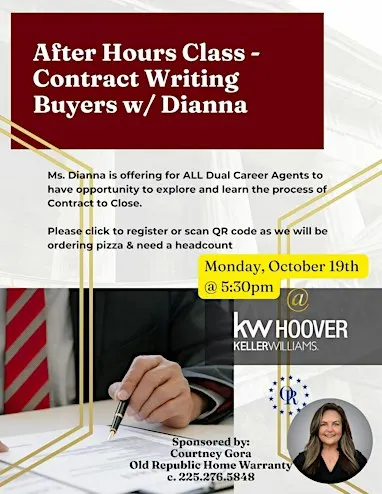 After Hours Class: Contract Writing Buyers w/ Dianna