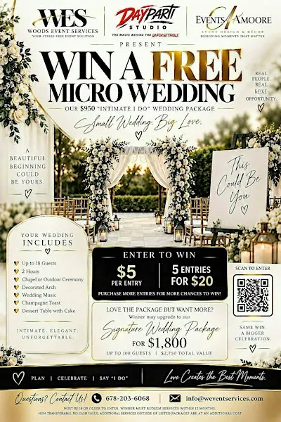 Win A Free Micro Wedding
