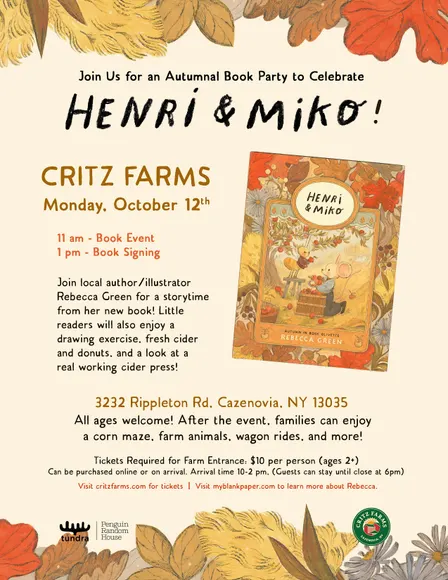 Henri & Miko Book Launch at Critz Farms