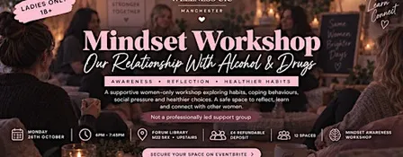 Mindset Workshop: Our Relationship With Alcohol & Drugs