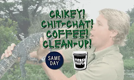 Crikey! A Classic Community Clean-up! Comprende?
