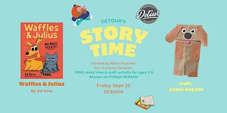 Detour Doughnuts Story Time- Waffles & Julius