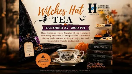 Witches Hat Tea at the Hamburg Township Museum