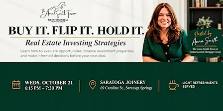 BUY IT. FLIP IT. HOLD IT. Real Estate Investing Strategies