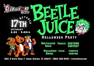 Beetlejuice Halloween Party | Fitwize 4 Kids