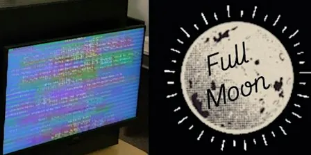Full Moon with "The Qube"