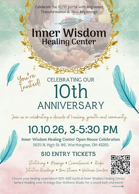 Celebrate the 10/10 Portal with Inner Wisdom Healing Cr