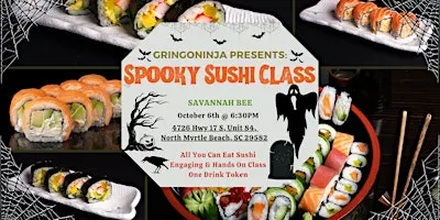 Spooky Sushi Class at Savannah Bee Co