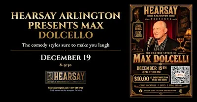 Hearsay Arlington Present Max Dolcelli