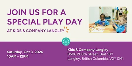 Special Play Day at Kids & Company Langley