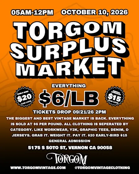 SURPLUS MARKET OCTOBER 2026