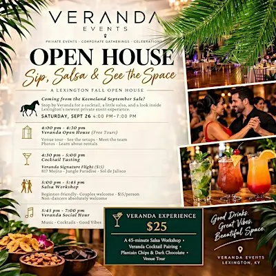 Salsa Workshop at Veranda Open House