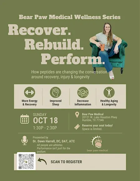 Recover. Rebuild. Perform. How peptides are changing recovery & longevity