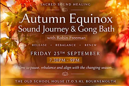 Autumn Equinox Candlelight Sound Journey & Gong Bath - Bournemouth