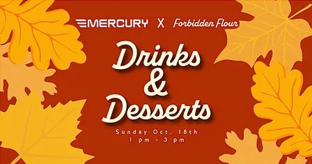 Drinks and Desserts Fall Edition