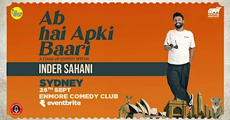 Inder Sahani Live in Sydney