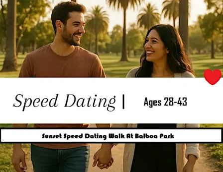 Sunset Speed Dating Walk |  Ages 28-43 [3 MEN'S TICKETS LEFT]