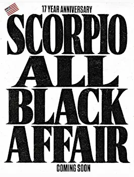 SCORPIO ALL BLACK AFFAIR