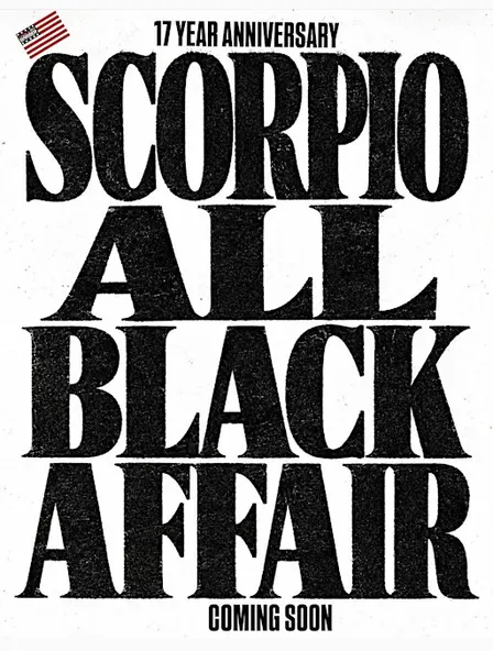 SCORPIO ALL BLACK AFFAIR