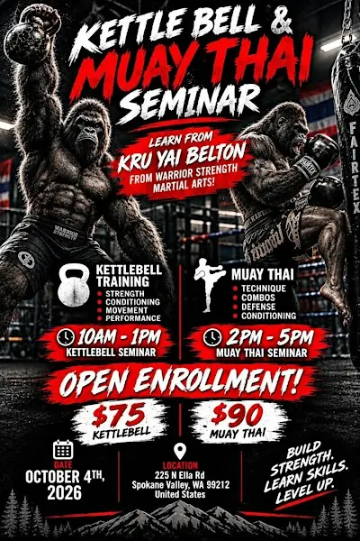 Kettlebell Training Seminar- with Kru Yai Belton