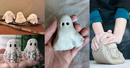 Make your own Boo Buddies with Clay
